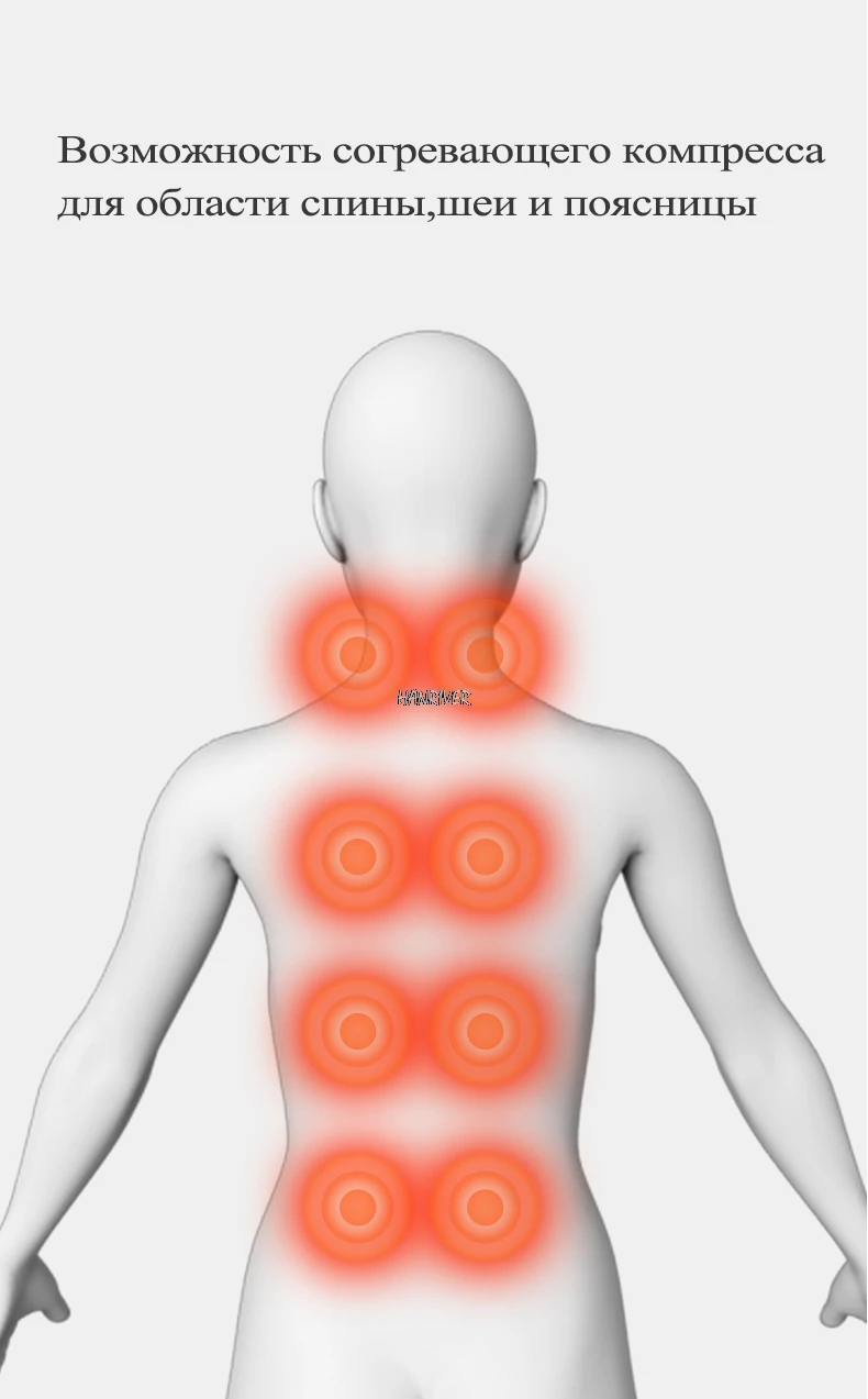 Массажер шейных позвонков на шею, плечи, поясницу спины leg body многофункциональная Массажная подушка семейный стул подушка body m