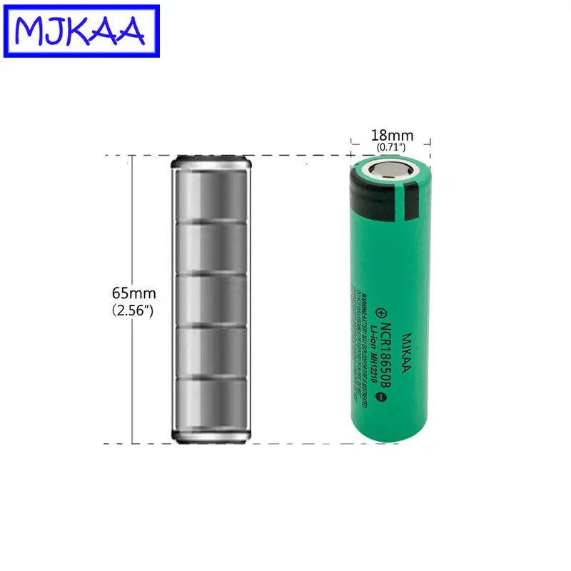 12 шт. NCR18650B 3,7 V 18650 3400mAh литий-ионная аккумуляторная батарея для фонариков