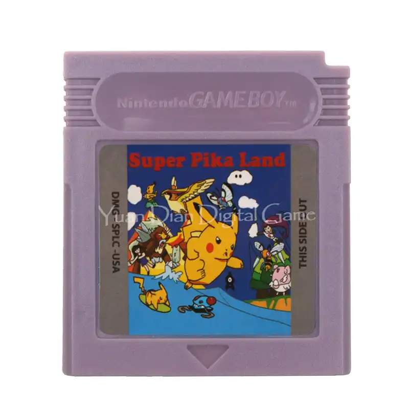 For Nintendo Gbc Video Game Cartridge Console Card Poke Series Super Pika Land English Language Version Replacement Parts Accessories Aliexpress