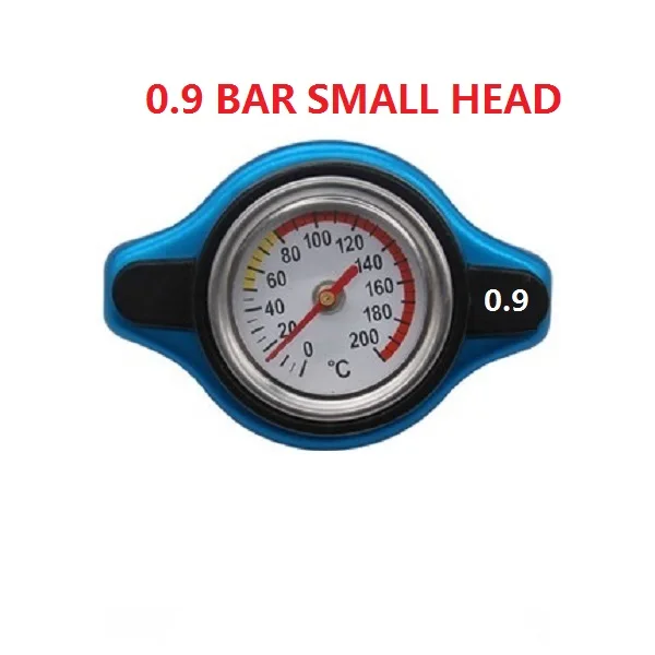 0.9 BAR SMALL HEAD Универсальный 0.9Bar 1.1Bar 1.3Bar гоночный датчик температуры воды измеритель температуры Датчик термо радиатор крышка бака Крышка - Цвет: 0.9 BAR SMALL HEAD