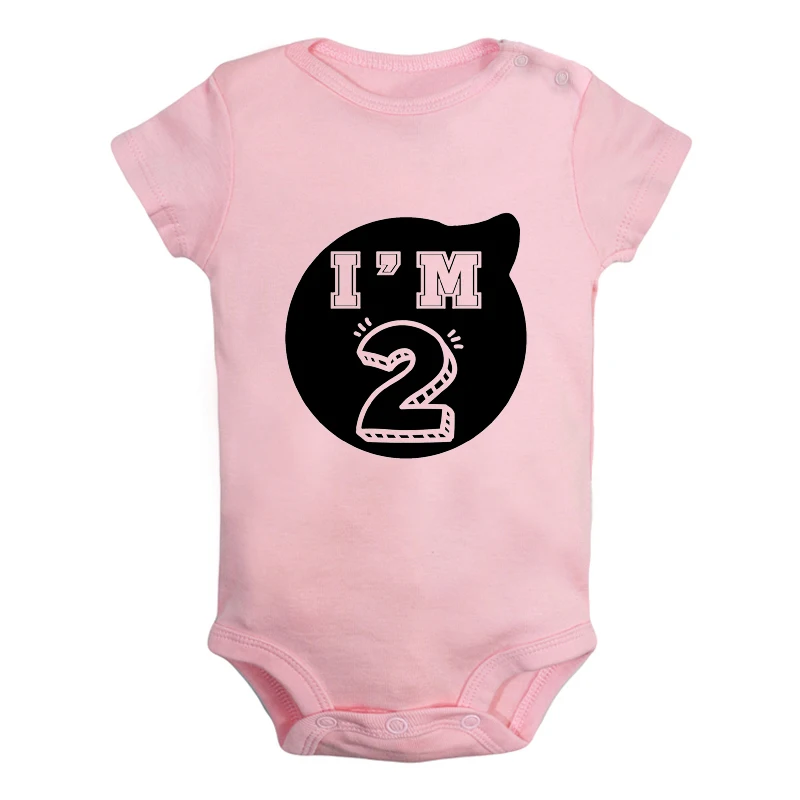 Одежда для маленьких мальчиков и девочек 1 год на первый день рождения комбинезон с короткими рукавами хлопок подарок - Цвет: ifBaby2727P