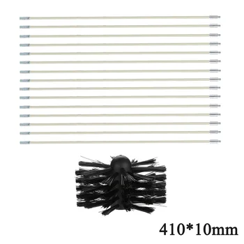 

Nylon Brush Head Poles Kit Elastic Clean Rotary Fit Sweeping Dryer Chimney Duct Household Cleaning Tools