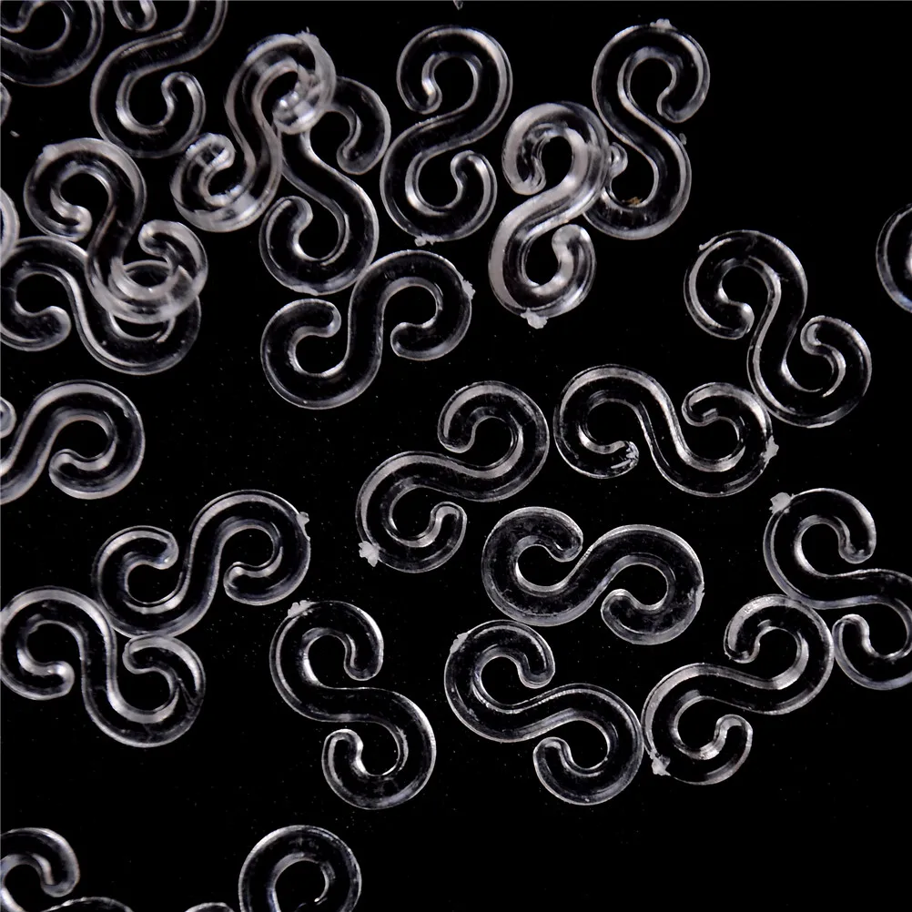 

2020 Hot Sale Transparent Loom Rubber Bands Kits S Clips DIY Loom Bands Bracelet Charms Accessories 200PCS 10 bags