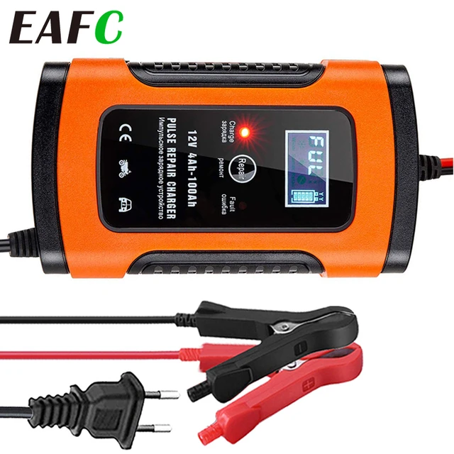 Autobatterie ladegerät voll automatisch nass trocken Blei Säure Batterie  Digital anzeige Batterie ladegerät Impuls reparatur 12V 10a/24V 5a -  AliExpress