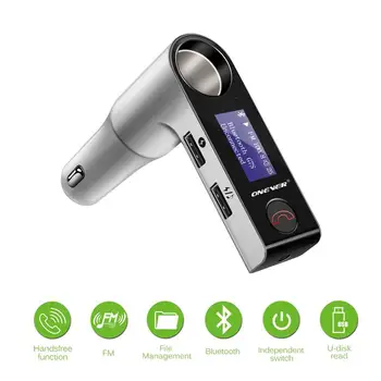 

G7S Bluetooth Car Charger Cigarette Lighter Socket Music Player FM Transmitter Modulator Car Kit With 3.1A Dual USB New Arrival