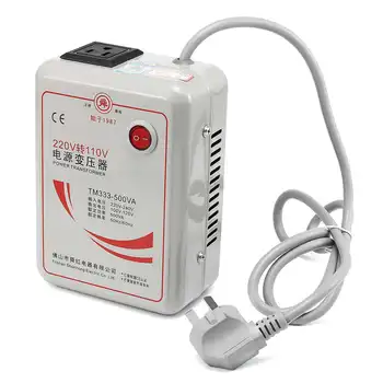 

AC 220v to 110v Inverter Charger Voltage Transformer Step Down Converter Voltage Converter 500 Watts Adapter Pure Copper Coil