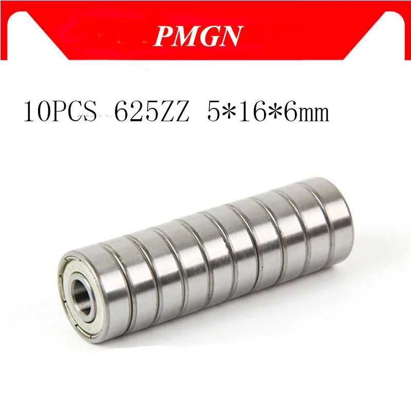 10 шт. ABEC-5 625ZZ 625Z 625 ZZ 625-2z 5*16*5 мм герметичный Металлические Миниатюрные Высокое