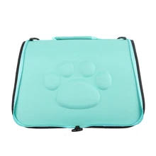 Уличная складная сумка на плечо для домашних животных, одноцветная переносная сумка для кошек и собак, принадлежности для переноски, дышащая сетка, Противоударная, износостойкая