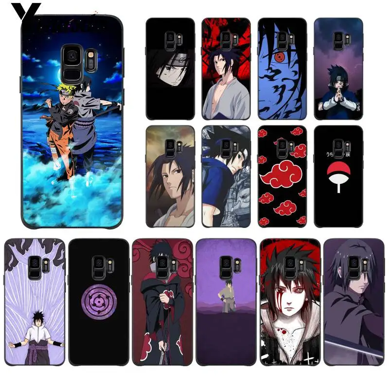 

Yinuoda Anime Naruto Uchiha Sasuke TPU Soft Silicone Phone Case For Samsung GALAXY S9 plus S3 S6 7 8 9 S10 E S9 Mobile Cover