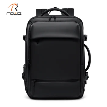 

Rowe Men Backpack Expandable Business Travel Backpacks Waterproof Anti Theft 17.3 Inch Laptop Backpacking For Male 2020 New