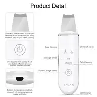 ANLAN ultradźwiękowe urządzenie do oczyszczania twarzy, peeling, do czyszczenia porów, łopatka 4