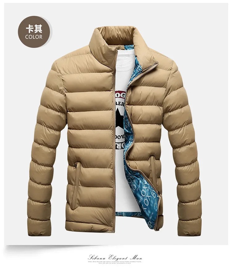 Зимняя мужская куртка, модная мужская парка со стоячим воротником, мужские плотные куртки и пальто, мужские зимние парки M-6xl