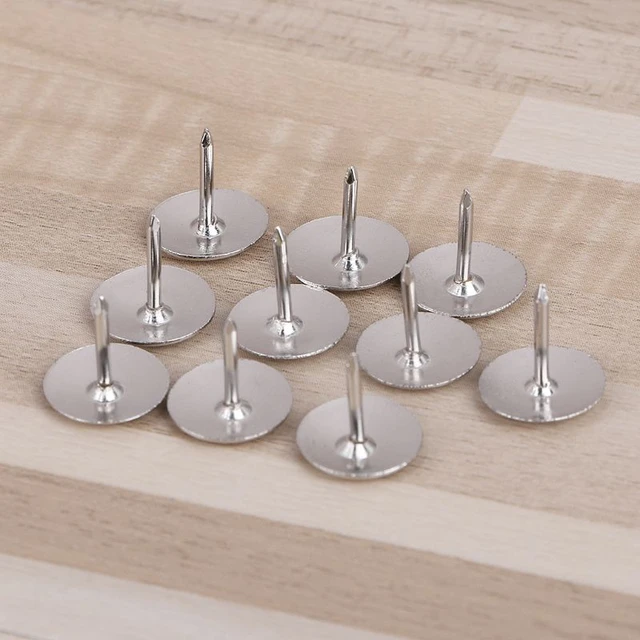 100pcs Metal Pushpin Decorative Thumbtacks Antique Tack Pin Nail Round  Shape Push Pins Thumb Tacks Wall Cork Board Office - Push Pins - AliExpress