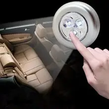 Мини 3 светодиодный настенный светильник Кухня шкаф освещение для шкафа Сенсорная лампа небольшой кухонный шкаф освещение для шкафа ночной Светильник