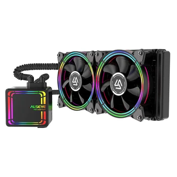 

ALSEYE H240 Integrated Water Cooling Radiator Computer Case CPU Heat Dissipation Safe, Efficient, Pollution-Free and Low Noise