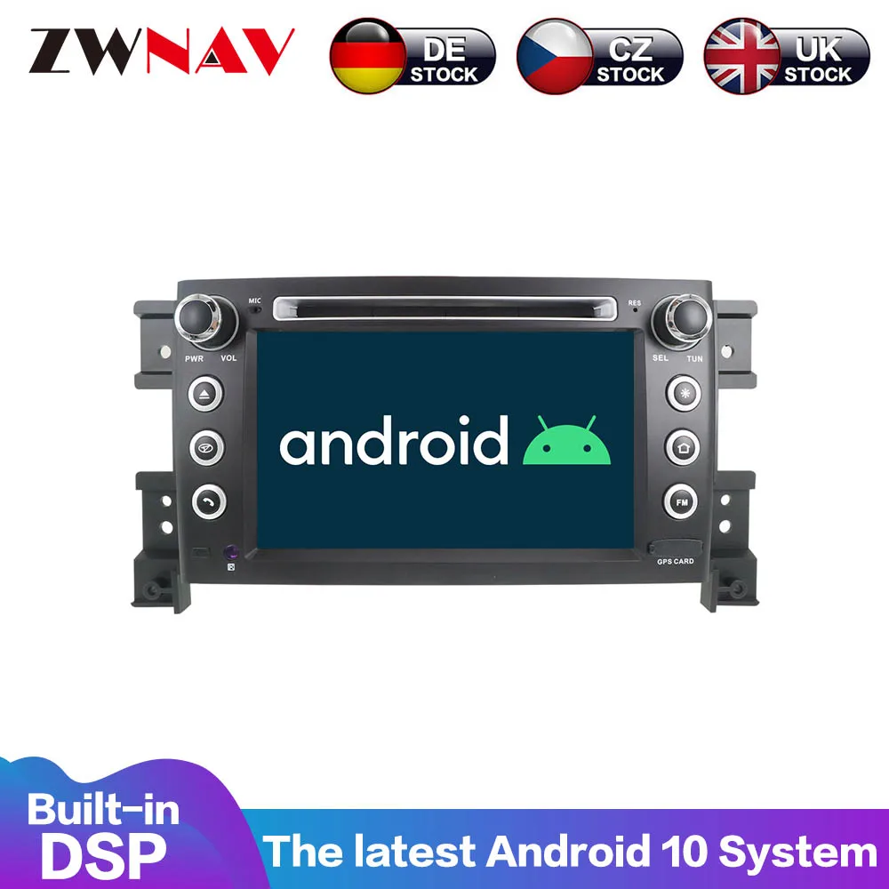 

Android 10 4G+64GB Car Multimedia Radio DVD Player For Suzuki Grand Vitara 2005-2012 GPS Navigation video headunit audio dsp