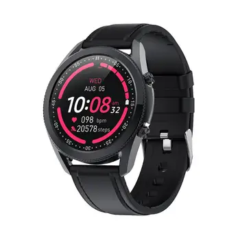 

Fashion Smart Watch Bluetooth Call Full Round Touch Heart Rate Blood Pressure Fitness Tracker Men Smart Watch for Android IOS