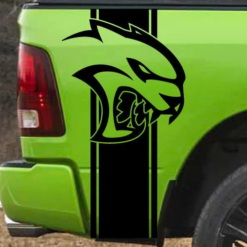 Dodge Ram 1500 Vinilo Calcomanías de raya lateral