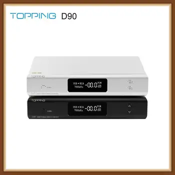 

TOPPING D90 MQA Audio Decoder AK4499 XMOS XU208 USB Hifi Music DAC Preamp DSD512 CAR8675 LDAC Bluetooth 5.0