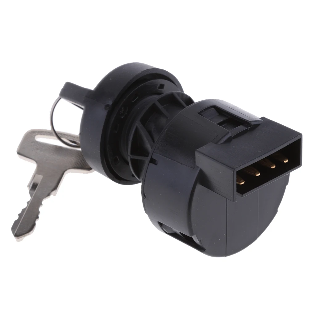 Ignition Key Switch for Polaris Scrambler 500 2x4 4x4 2000 2001 ATV 4 Pins