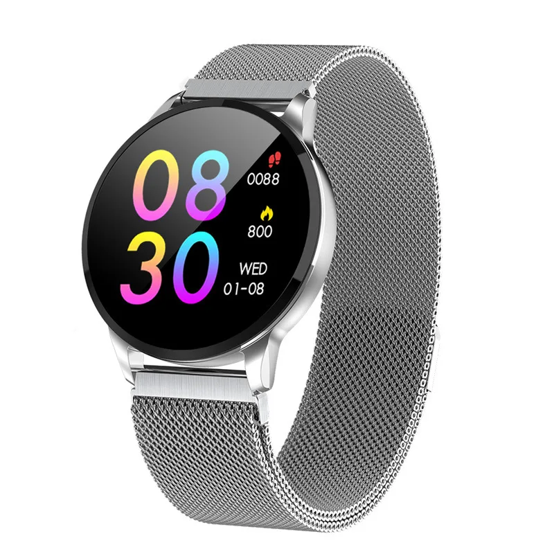 Y16 Uwatch2 Смарт часы для Android IOS 1,33 'полный сенсорный экран IP67 водонепроницаемый фитнес-трекер браслет для женщин полностью металлический Unibod
