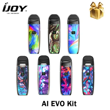 

Original IJOY AI EVO Kit 20W Pod Kit Vape 2.8ml AI EVO Cartridge EVO Coil with Bottom-press Refill Electronic Cigarette Vapor