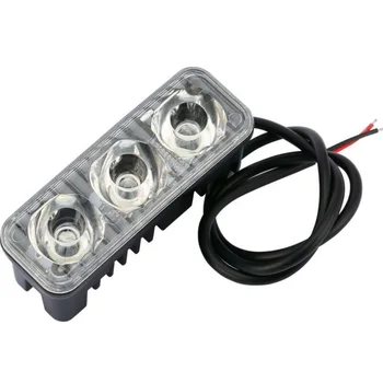 

2pcs Auto Universal LED Lights 12V Waterproof DRL 6000K White High Power Lamps
