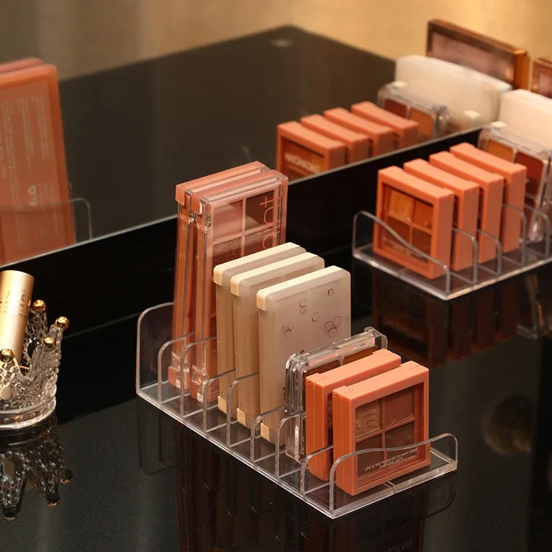 1Pc Eyeshadow Palette Organizer Eyepowder Storage Tray Cosmetics Rack Makeup Tools Compartment Holder For Women
