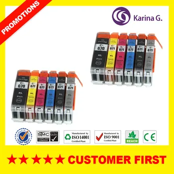 

Compatible For Canon PGI670 CLI671 PGI-670 Ink Cartridge For PIXMA MG7760 MG7765 MG7766 TS5060 TS6060 TS8060 TS9060 etc.