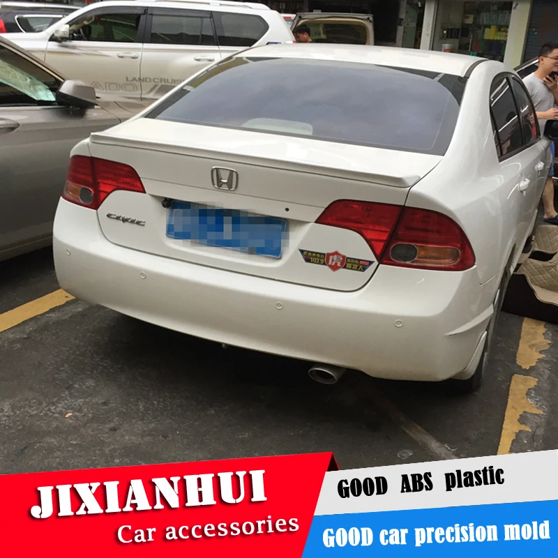 Для Civic спойлер 2006 2011 Honda Спойлер ABS пластик Материал заднее крыло автомобиля Цвет