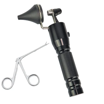 

Ear Pick Endoscope Earwax Remover Micro Alligator Crocodile Forceps Earpick Nose Operational Cleaner Clip Tweezer