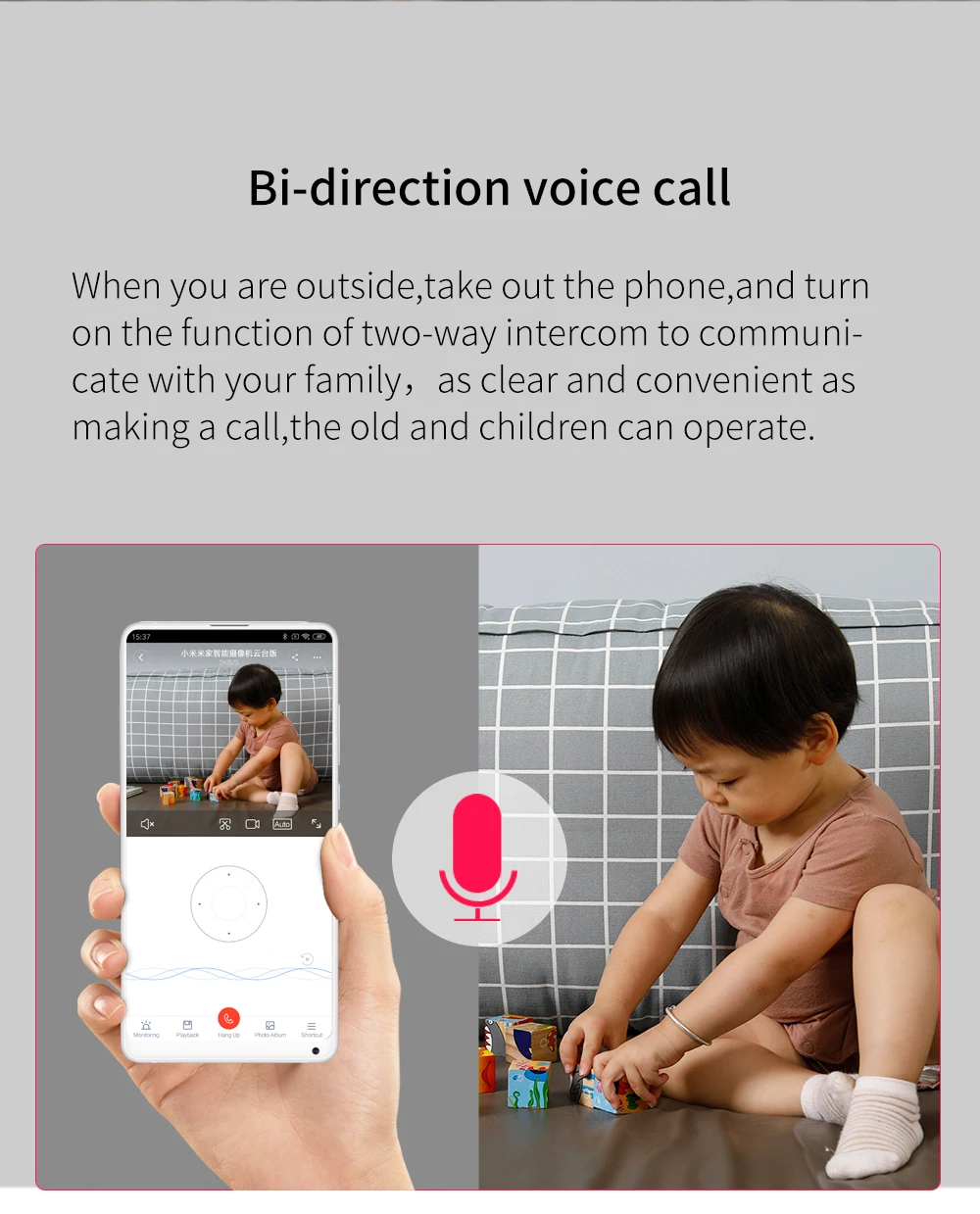 Xiaomi Мини ip-камера Wifi 1080P инфракрасная с датчиком движения и ночным видением беспроводная домашняя камера безопасности наблюдения детский монитор