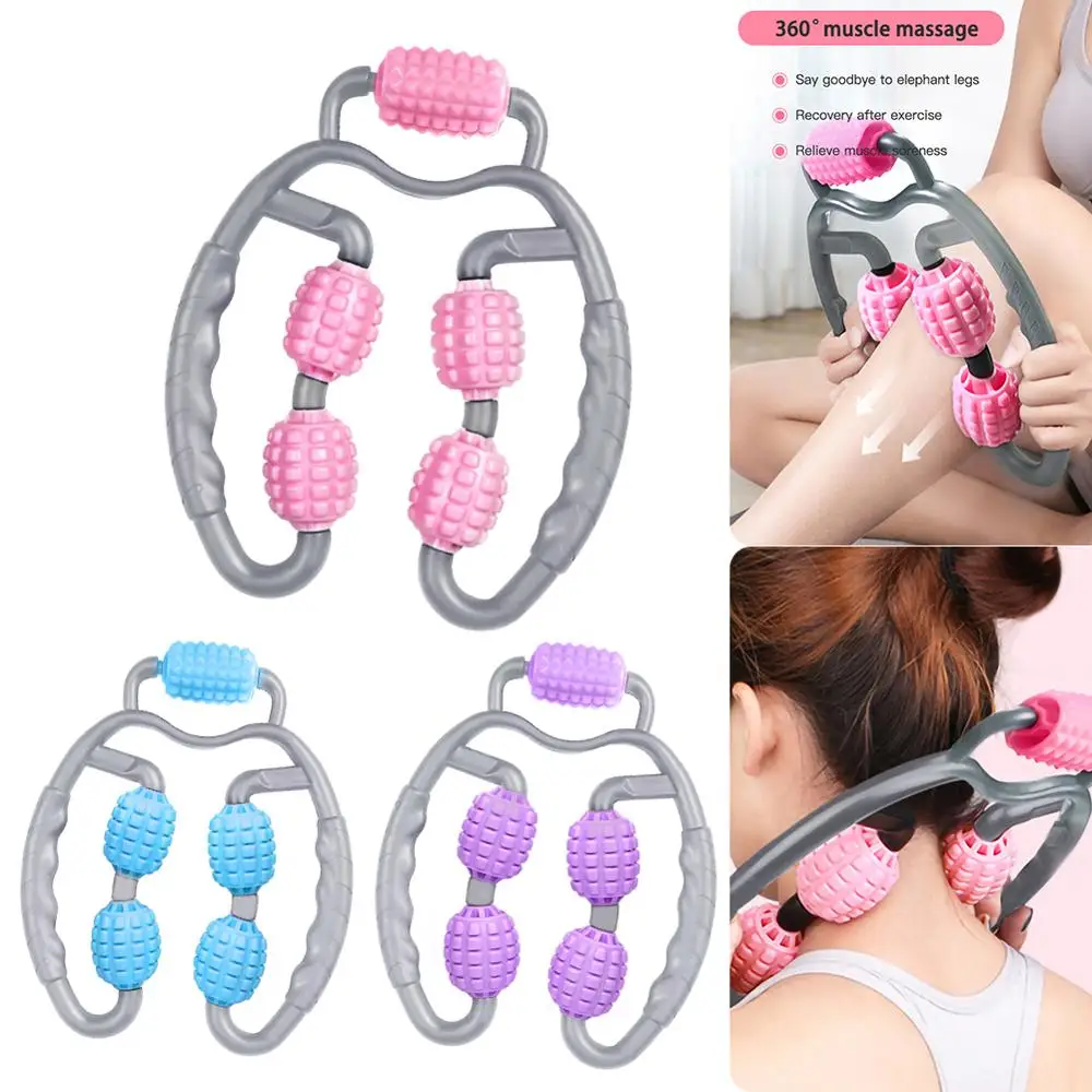 

Muscle Massager Relaxer Massage 5 Wheel Foam Tree Ring Muscle Relaxing Hand Skinny Leg Massage Arm Neck Waist Fitness Equipment