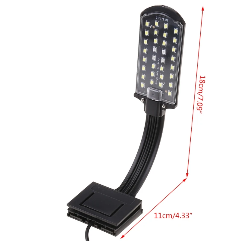 Simple LED Aquarium Lights Water Grass Plants Grow Light Fish Tank Clip-on Waterproof Lighting Lamp led lamp aquarium light aquarium lamp