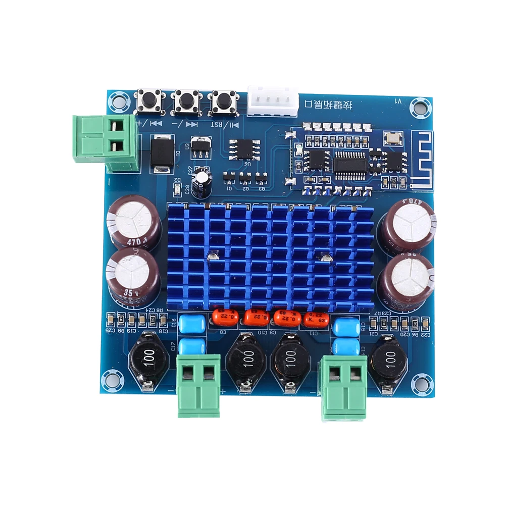 TPA3116D2 Bluetooth цифровой усилитель мощности доска BLE5.0 50 Вт+ 50 Вт стерео беспроводной Bluetooth приемник