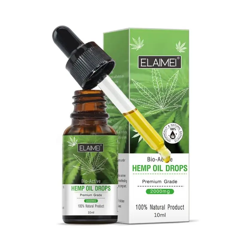 100% Natural Sleep Aid Anti Stress Hemp Extract Drops for Pain Anxiety Relief Body Massage Essential Oils | Красота и здоровье