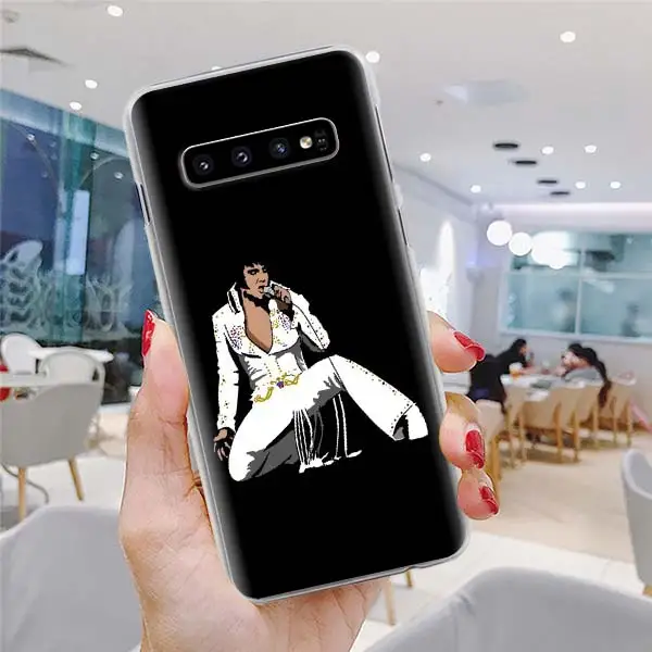H10 Чехлы для телефонов Elvis Presleys для samsung Galaxy S10e S10 Note 10 Plus S8 S9 Plus 9 8 S6 S7 Edge жесткий чехол - Цвет: H10