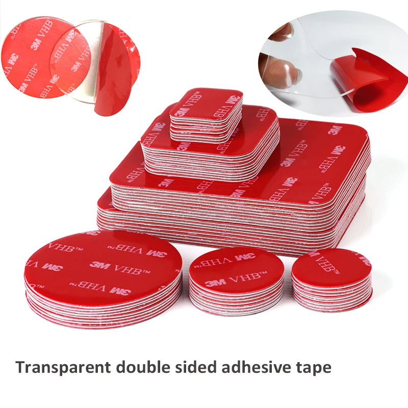 Transparent acrylic double sided adhesive tape VHB 3M strong adhesive...
