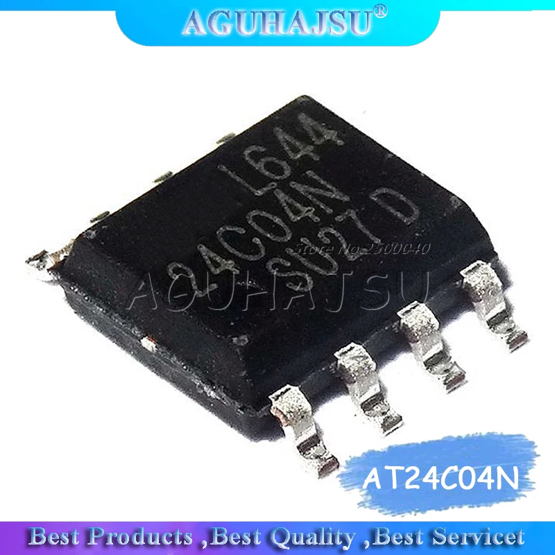10 шт. AT24C04N 24C04 24C04N SOP-8 EEPROM 4KB I2C SER Новый оригинал | Электронные компоненты и