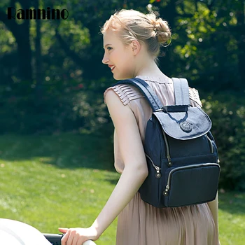 

Women Backpacks School Soulder Bag Waterproof Nylon Travel Bags Female Notebook Bag For Girls Preppy Style Knapsack Dropshipping