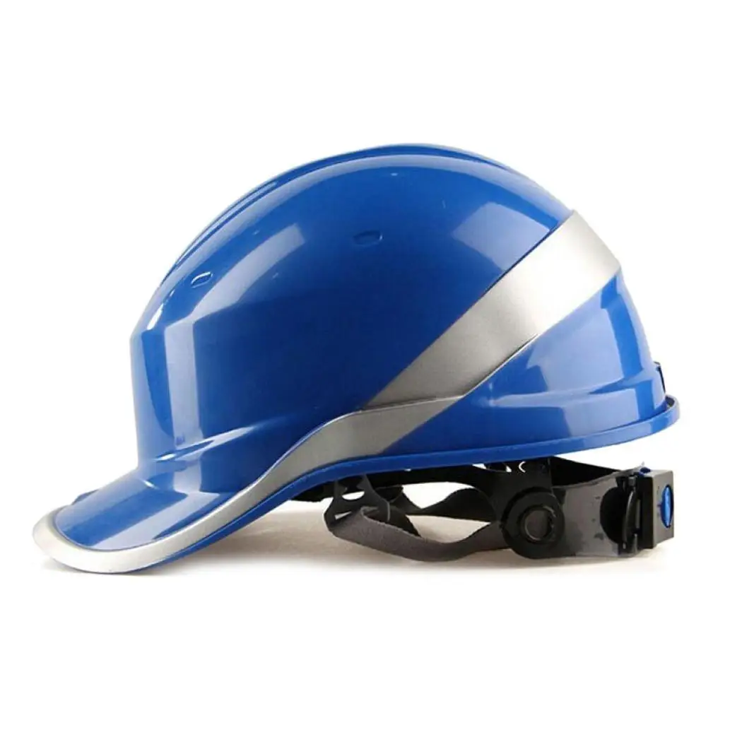 Защитный шлем жесткий головной убор Рабочая крышка изоляционный материал фосфорная полоса Строительная площадка Изоляционные Защитные шлемы для пожарного - Цвет: blue