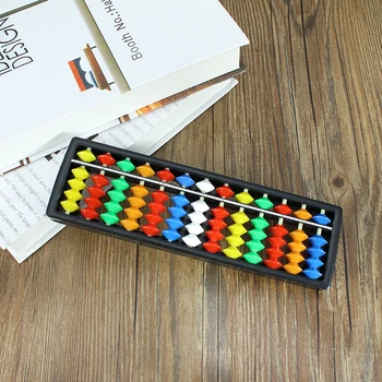 

13 Digits Arithmetic Abacus Tool Kids School Math Learning Aid Caculating Math Educational Traditional Abacus Toys Gifts