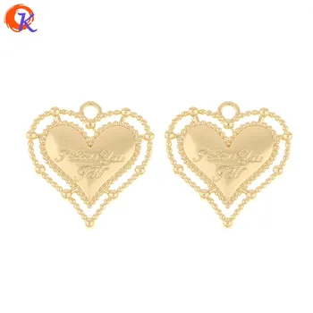 

Cordial Design 100Pcs 19*20MM Jewelry Accessories/Earrings Connectors/Heart Shape/Hand Made/DIY Making/Charms/Earring Findings