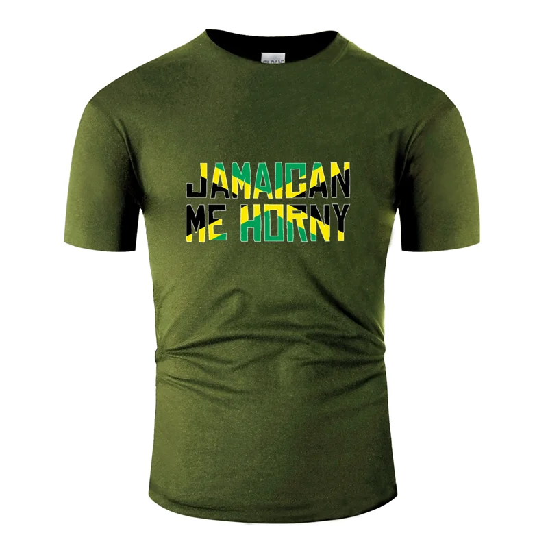 Новейшая дышащая футболка jamaian Me Hungry Jamaica каникулы Pride, новинка, Мужская футболка с круглым воротником, потрясающая евро