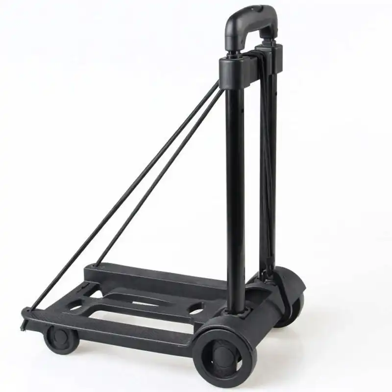 folding luggage cart portable trolley travel trunk trailer