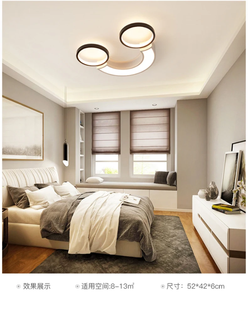 Современные светодиодные потолочные лампы, лампа для гостиной, спальни, AC85-265V, lamparas de techo, современный светодиодный потолочный светильник с затемнением для спальни