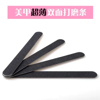 

Manicure Implement Nail Double-Sided Polishing Rub Article Nail File Learning Black Sand Burnishing Stick Nail Salons