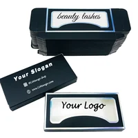 Wholesale Paper Lash Boxes Packaging Box Bulk Custom 3D Mink Lashes Boxes Packaging With Logo Makeup Set Eyelashes Case Pack 1