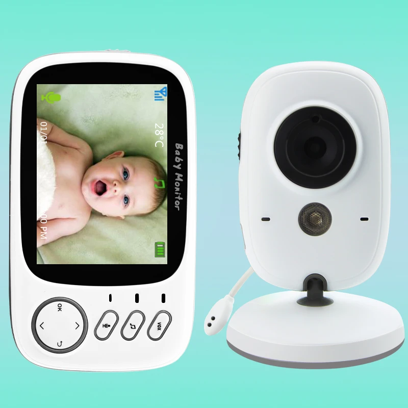  VB603 Wireless Video Color Baby Monitor with 3.2Inches LCD 2 Way Audio Talk Night Vision Surveillan