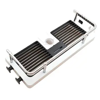 

Bathroom Pole Shelf Shower Bath Storage Rack Soap Organizer Hollow Tray